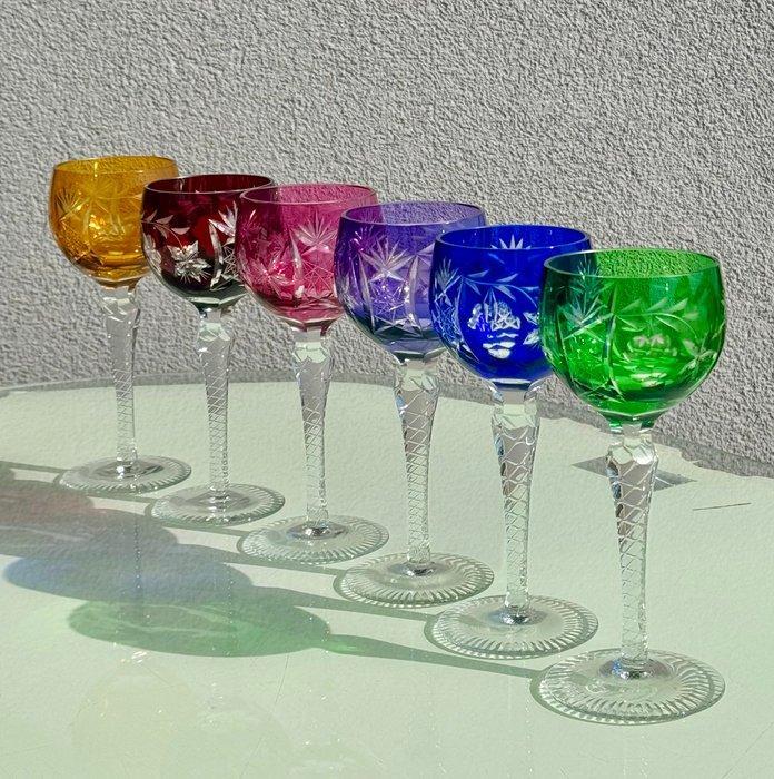 Nachtmann - Wijnglas (6) - druif - Kristal - 6 kristallen, Antiquités & Art, Curiosités & Brocante