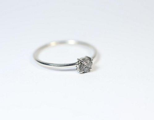 Rohdiamant Ring / nieuw- 1.58 g - (1), Verzamelen, Mineralen en Fossielen