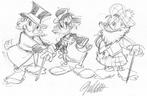 Giorgio Cavazzano - Uncle Scrooge - Original Sketch - Hand