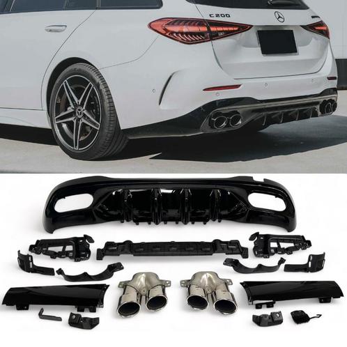 Geschikt voor Mercedes W206 S206 C-Klasse diffuser + uitlaat, Auto diversen, Auto-accessoires, Verzenden