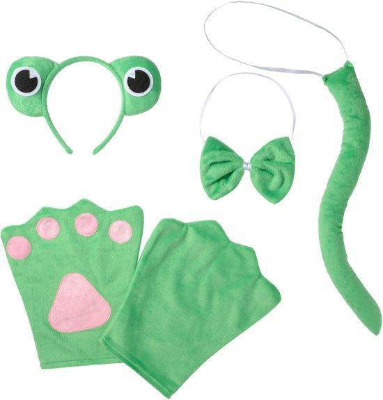2dekans | Dressforfun Accessoireset kikker Volwassenen -, Kinderen en Baby's, Carnavalskleding en Verkleedspullen, Ophalen of Verzenden