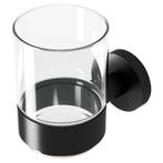 Glashouder Geesa Nemox met Glas Zwart, Ophalen of Verzenden, Nieuw, Bad
