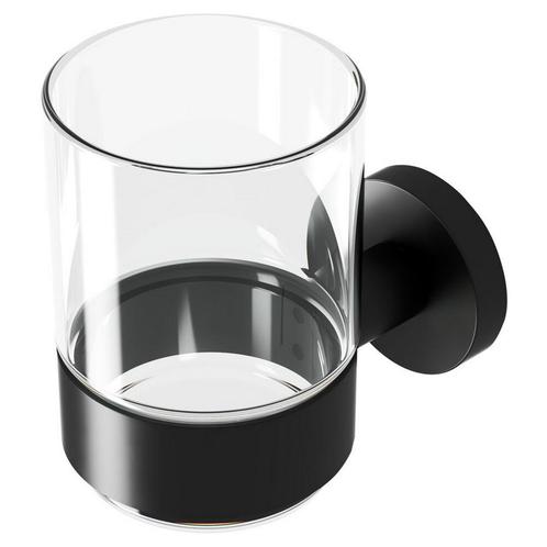 Glashouder Geesa Nemox met Glas Zwart, Doe-het-zelf en Bouw, Sanitair, Bad, Nieuw, Ophalen of Verzenden