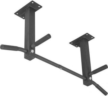 Gorilla Sports Optrekstang - Pull Up Bar - Dakmontage - Zwar beschikbaar voor biedingen