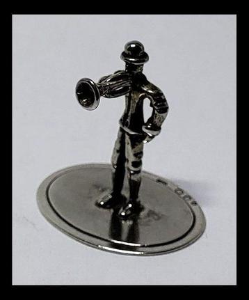 Miniatuur beeldje - Prachtige zilveren miniatuur de