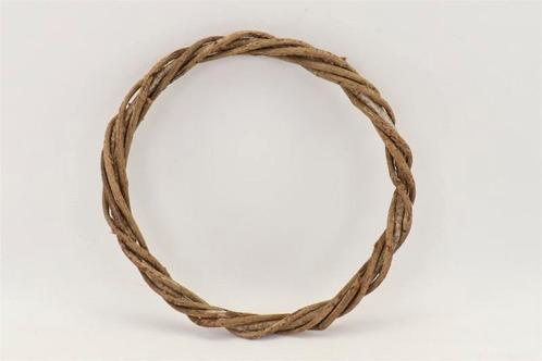 Krans ring twisted vine 25 cm 2 dik naturel van takken, Hobby en Vrije tijd, Knutselen, Nieuw