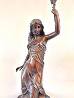 sculptuur, Grande Carro della pace - 75 cm - Brons