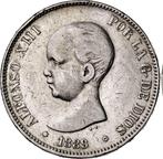 Espagne. Alphonse XIII. 5 Pesetas 1889*89 MPM (Sans Prix de