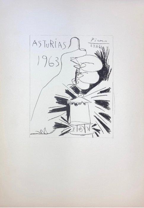 Pablo Picasso (1881-1973) - Asturias, 1963, Antiek en Kunst, Antiek | Overige Antiek