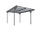Veiling - Terrasdak / Carport - Platdak - 5 x 3 m - Donkergr, Tuin en Terras, Nieuw