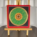 Mandala Mantra/Yantra with Buddhas Eyes Symbol - Thangka, Antiquités & Art