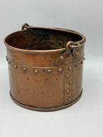 Authentieke koperen emmer aker - Emmer - Koper, Messing