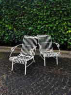 Fauteuil - IJzer - Een paar stoelen van smeedijzer