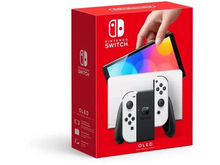 Nintendo Switch OLED - Handheld - 7 inch OLED-scherm - 64GB, Huis en Inrichting, Woonaccessoires | Overige, Zo goed als nieuw
