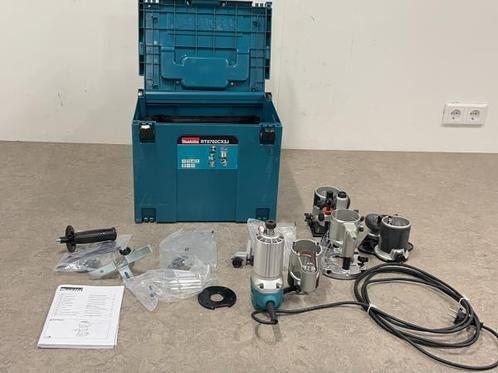 Veiling - Makita boven- en kantenfrees RT0702CX3J, Doe-het-zelf en Bouw, Gereedschap | Freesmachines