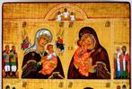 Icoon - Russisch-Orthodoxe icoon, vierdelige icoon, 32 x