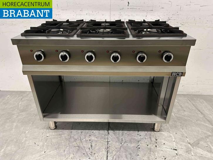 Cuisinière à gaz 6 feux en acier inoxydable Série 700 110 cm, Articles professionnels, Horeca | Autre, Envoi