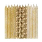 Kaarsen Goud Metallic 7cm 24st, Hobby en Vrije tijd, Verzenden, Nieuw