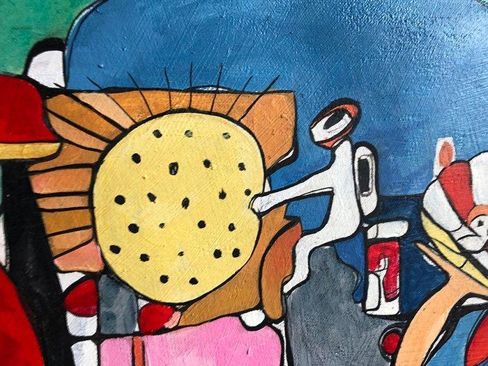 Bondero - Carefree holiday in the Canary Islands, Antiek en Kunst, Kunst | Schilderijen | Modern