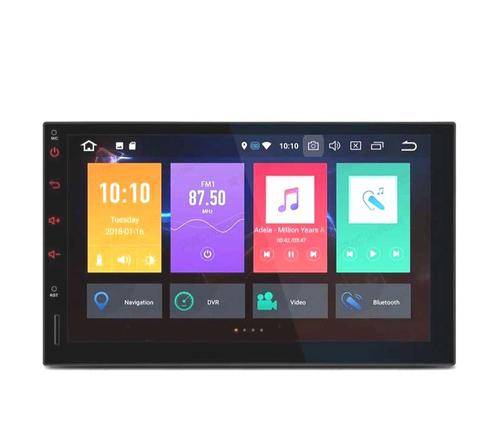 Autoradio Gps 7  Android 9.0 2Dim Multimédia Stéréo, Auto diversen, Autonavigatie, Verzenden