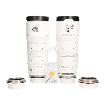 DZOFilm Catta 35-80 + 70-135 Wit + 2x RF-mount beschikbaar voor biedingen