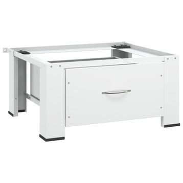 vidaXL Wasmachineverhoger met lade wit, Elektronische apparatuur, Wasmachines, Verzenden, Nieuw