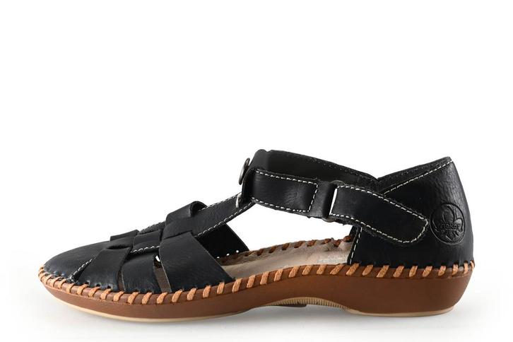 Rieker Sandalen in maat 37 Zwart, Kleding | Dames, Schoenen, Zwart, Zo goed als nieuw, Sandalen of Muiltjes, Verzenden