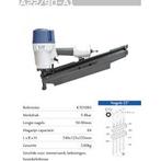 Kitpro basso a22/90-a1 tacker cloueuse pneumatique 50-90mm, Bricolage & Construction