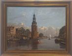 Leendert van der Vlist (1894-1962) - Stadsgezicht Amsterdam, Antiek en Kunst