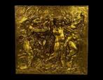 sculptuur, Pannello Bassorilievo - Scena di tre Putti - 32.5, Antiek en Kunst, Antiek | Keramiek en Aardewerk
