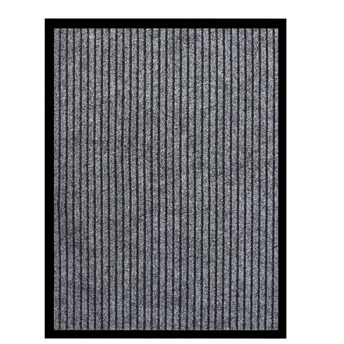 vidaXL Deurmat 60x80 cm gestreept grijs, Tuin en Terras, Deurmatten, Nieuw, Verzenden