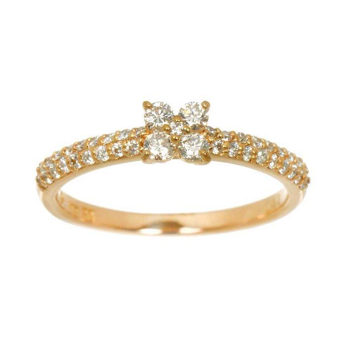 Ponte Vecchio - Ring roze goud, Handtassen en Accessoires, Ringen