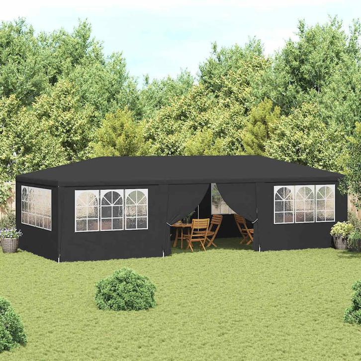 vidaXL Partytent met zijwanden professioneel 90 g/m² 4x9 m, Tuin en Terras, Partytenten, Nieuw, Verzenden