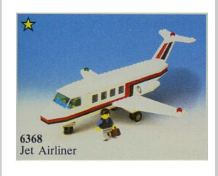 Lego Set - 6368 - Classic Town, Legoland - Jet Airliner, Kinderen en Baby's, Speelgoed | Duplo en Lego