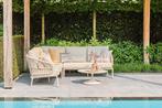 SUNS Tosca loungeset camel sand met Nova loungetafel Ø 80 cm, Nieuw