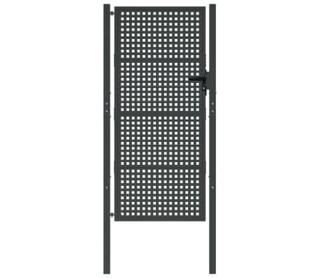 Poort Staal Antraciet | Tweede Kansje OP=OP! (tuinpoort), Tuin en Terras, Tuinhekken en Hekwerk, Nieuw, Verzenden