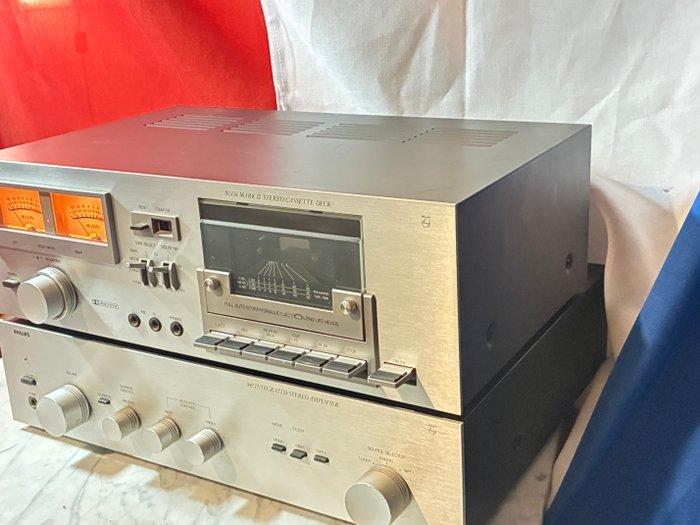 Philips - N5151 MARK II / 22AH302 - Cassette Deck - Solid, Audio, Tv en Foto, Radio's