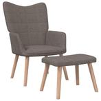 Relaxfauteuil Taupe | Tweede Kansje | OP=OP, Huis en Inrichting, Zetels | Zetels, Eenpersoons, Verzenden, Minder dan 75 cm, Nieuw