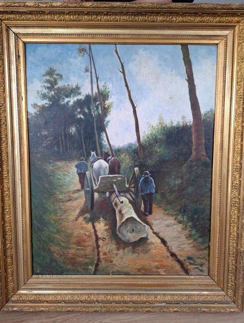Anton Mauve (1838-1888), Naar - Débardage, Antiek en Kunst, Kunst | Schilderijen | Klassiek