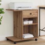 vidaXL Printerstand Ambachtelijk Eiken 60 x 40 x 68,5 cm, Verzenden, Nieuw