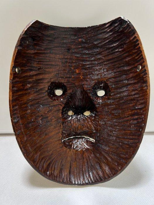 Noh masker - Hout, Hoogwaardige Noh-masker - Heita -, Antiek en Kunst, Antiek | Overige Antiek
