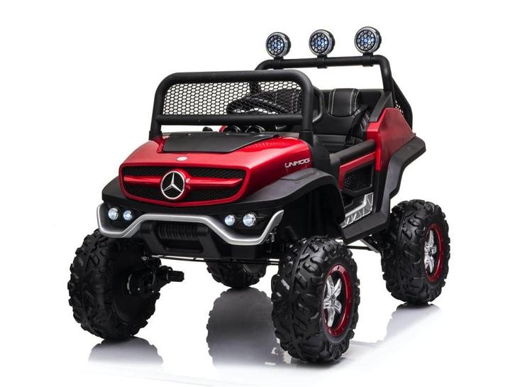 Mercedes-Benz Unimog, 12v kinder accu voertuig, buggy met ve, Kinderen en Baby's, Speelgoed | Buiten | Accuvoertuigen, Ophalen of Verzenden