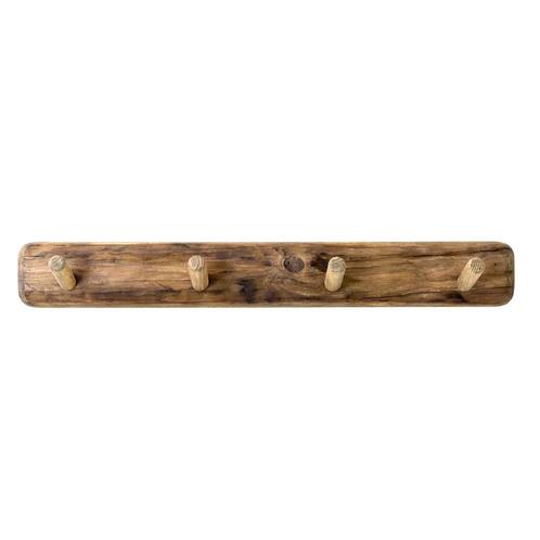 Wandrek Bes 4 haken | Furniteam, Huis en Inrichting, Woonaccessoires | Kapstokken, Nieuw, Hout, Verzenden