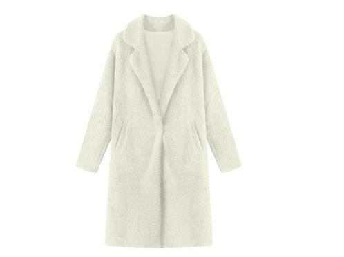 Veiling - Teddy jas voor dames wit - maat L, Kleding | Dames, Jassen | Winter, Nieuw