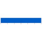 vidaXL Paravent 6 panneaux Tissu 800 x 160 cm Bleu azuré, Neuf, Verzenden