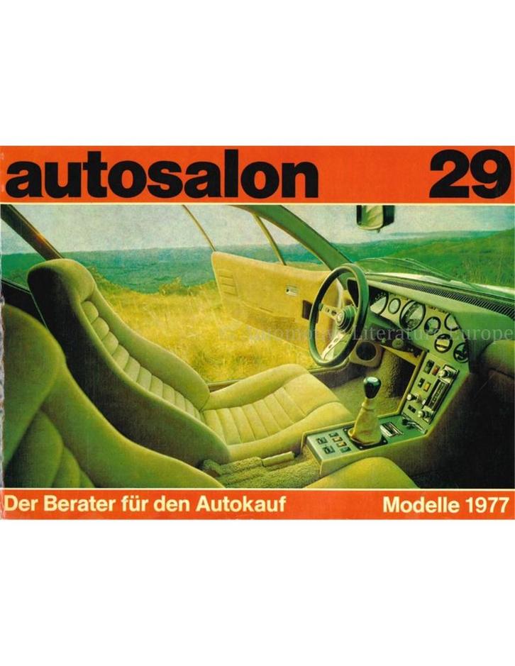 1977 AUTOSALON 29, Boeken, Auto's | Boeken