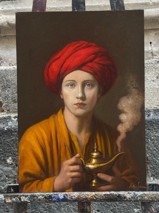 Antonio Sciacca (1957) - Senza titolo, Antiek en Kunst, Kunst | Schilderijen | Klassiek