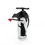 WhyCreationz (XX-XXI) - Banksy Helicopter Rat (red), Antiquités & Art
