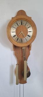 Wandklok - FHS Franz Hermle & Sohn - Hout, Messing -