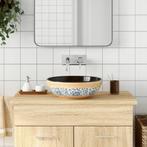 vidaXL Opzetwasbak rond 41x14 cm keramiek meerkleurig, Doe-het-zelf en Bouw, Verzenden, Nieuw